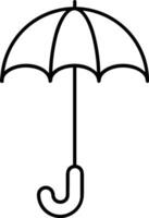 Umbrella protection icon symbol vector image. Illustration of the safety protect umbrella security design image