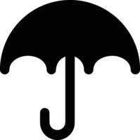 Umbrella protection icon symbol vector image. Illustration of the safety protect umbrella security design image