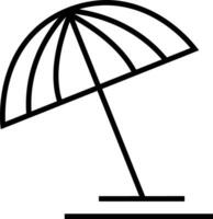 Umbrella protection icon symbol vector image. Illustration of the safety protect umbrella security design image