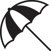 Umbrella protection icon symbol vector image. Illustration of the safety protect umbrella security design image