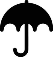 Umbrella protection icon symbol vector image. Illustration of the safety protect umbrella security design image