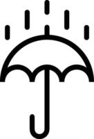 Umbrella protection icon symbol vector image. Illustration of the safety protect umbrella security design image