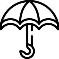 Umbrella protection icon symbol vector image. Illustration of the safety protect umbrella security design image