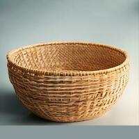 Clean Basket Free Image, AI Generated photo