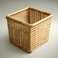 Clean Basket Free Image, AI Generated photo