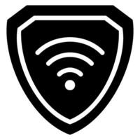 icono de glifo de conexión wifi vector