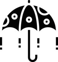 Umbrella protection icon symbol vector image. Illustration of the safety protect umbrella security design image