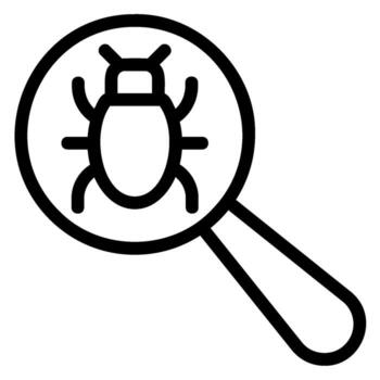 depuración línea icono vector