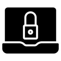 cyber security glyph icon vector
