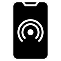 Hotspot glyph icon vector