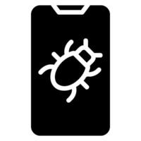 virus glyph icon vector