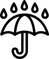 Umbrella protection icon symbol vector image. Illustration of the safety protect umbrella security design image