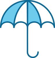 Umbrella protection icon symbol vector image. Illustration of the safety protect umbrella security design image