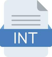 ITN File Format Line Icon vector