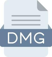 DMG File Format Line Icon vector