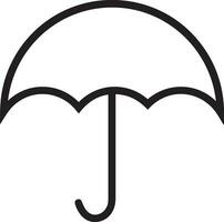 Umbrella protection icon symbol vector image. Illustration of the safety protect umbrella security design image