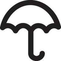 Umbrella protection icon symbol vector image. Illustration of the safety protect umbrella security design image