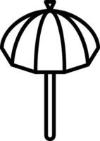 Umbrella protection icon symbol vector image. Illustration of the safety protect umbrella security design image