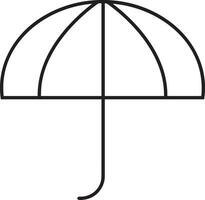 paraguas proteccion icono símbolo vector imagen. ilustración de el la seguridad proteger paraguas seguridad diseño imagen