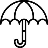 Umbrella protection icon symbol vector image. Illustration of the safety protect umbrella security design image