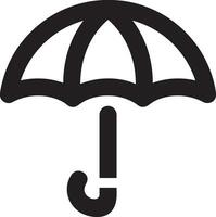 Umbrella protection icon symbol vector image. Illustration of the safety protect umbrella security design image