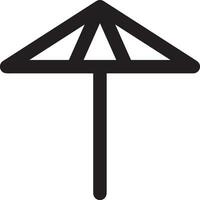 Umbrella protection icon symbol vector image. Illustration of the safety protect umbrella security design image