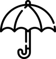 Umbrella protection icon symbol vector image. Illustration of the safety protect umbrella security design image