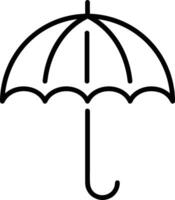 Umbrella protection icon symbol vector image. Illustration of the safety protect umbrella security design image