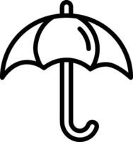 Umbrella protection icon symbol vector image. Illustration of the safety protect umbrella security design image