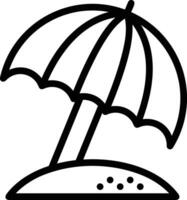 Umbrella protection icon symbol vector image. Illustration of the safety protect umbrella security design image