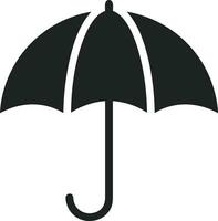 Umbrella protection icon symbol vector image. Illustration of the safety protect umbrella security design image