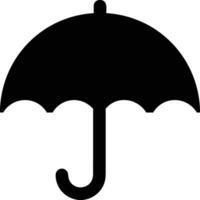 Umbrella protection icon symbol vector image. Illustration of the safety protect umbrella security design image