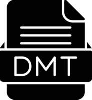 DMT File Format Line Icon vector