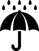 Umbrella protection icon symbol vector image. Illustration of the safety protect umbrella security design image