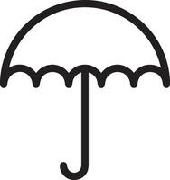 Umbrella protection icon symbol vector image. Illustration of the safety protect umbrella security design image