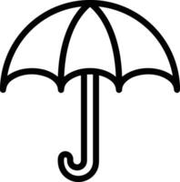 Umbrella protection icon symbol vector image. Illustration of the safety protect umbrella security design image