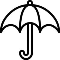 Umbrella protection icon symbol vector image. Illustration of the safety protect umbrella security design image