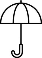 Umbrella protection icon symbol vector image. Illustration of the safety protect umbrella security design image