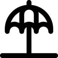 Umbrella protection icon symbol vector image. Illustration of the safety protect umbrella security design image