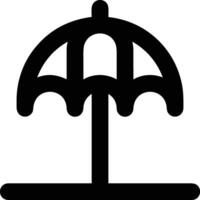 Umbrella protection icon symbol vector image. Illustration of the safety protect umbrella security design image