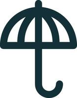 Umbrella protection icon symbol vector image. Illustration of the safety protect umbrella security design image