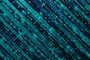 Abstract blue background with lines and dots vector