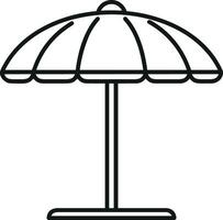 Umbrella protection icon symbol vector image. Illustration of the safety protect umbrella security design image