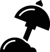 Umbrella protection icon symbol vector image. Illustration of the safety protect umbrella security design image