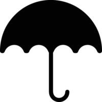 Umbrella protection icon symbol vector image. Illustration of the safety protect umbrella security design image