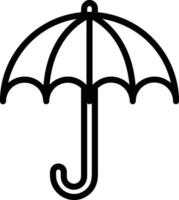 Umbrella protection icon symbol vector image. Illustration of the safety protect umbrella security design image