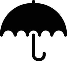 Umbrella protection icon symbol vector image. Illustration of the safety protect umbrella security design image