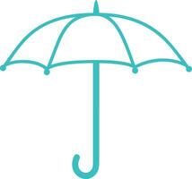 Umbrella protection icon symbol vector image. Illustration of the safety protect umbrella security design image