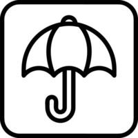 Umbrella protection icon symbol vector image. Illustration of the safety protect umbrella security design image