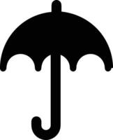 Umbrella protection icon symbol vector image. Illustration of the safety protect umbrella security design image